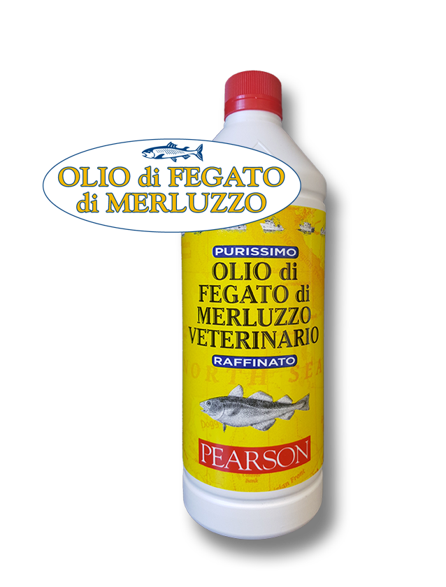 Purissimo olio di fegato di merluzzo veterinario